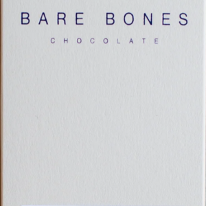 Front packaging of Bare Bones 70% Philippines Dark Chocolate with white background